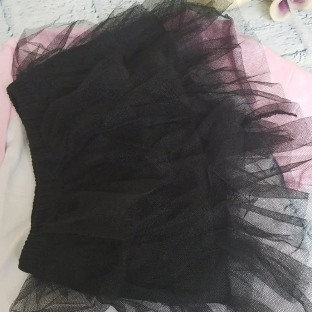 Boutique Two Piece Top and Tulle Skirt Outfit